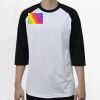 Raglan 3/4 Roundneck Shirt (White Body) Thumbnail