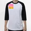 Raglan 3/4 Roundneck Shirt (White Body) Thumbnail