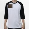Raglan 3/4 Roundneck Shirt (White Body) Thumbnail