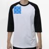 Raglan 3/4 Roundneck Shirt (White Body) Thumbnail