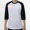Raglan 3/4 Roundneck Shirt (White Body) Thumbnail