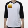 Raglan 3/4 Roundneck Shirt (White Body) Thumbnail