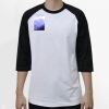 Raglan 3/4 Roundneck Shirt (White Body) Thumbnail