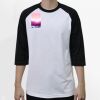 Raglan 3/4 Roundneck Shirt (White Body) Thumbnail
