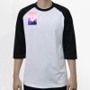 Raglan 3/4 Roundneck Shirt (White Body) Thumbnail