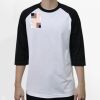 Raglan 3/4 Roundneck Shirt (White Body) Thumbnail