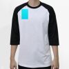Raglan 3/4 Roundneck Shirt (White Body) Thumbnail