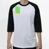 Raglan 3/4 Roundneck Shirt (White Body) Thumbnail