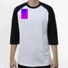 Raglan 3/4 Roundneck Shirt (White Body) Thumbnail