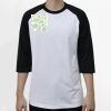 Raglan 3/4 Roundneck Shirt (White Body) Thumbnail