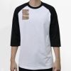 Raglan 3/4 Roundneck Shirt (White Body) Thumbnail