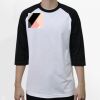 Raglan 3/4 Roundneck Shirt (White Body) Thumbnail