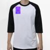 Raglan 3/4 Roundneck Shirt (White Body) Thumbnail