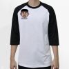 Raglan 3/4 Roundneck Shirt (White Body) Thumbnail