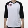 Raglan 3/4 Roundneck Shirt (White Body) Thumbnail