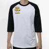 Raglan 3/4 Roundneck Shirt (White Body) Thumbnail