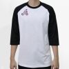 Raglan 3/4 Roundneck Shirt (White Body) Thumbnail