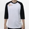 Raglan 3/4 Roundneck Shirt (White Body) Thumbnail