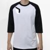 Raglan 3/4 Roundneck Shirt (White Body) Thumbnail