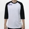 Raglan 3/4 Roundneck Shirt (White Body) Thumbnail