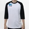 Raglan 3/4 Roundneck Shirt (White Body) Thumbnail