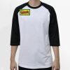 Raglan 3/4 Roundneck Shirt (White Body) Thumbnail