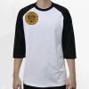 Raglan 3/4 Roundneck Shirt (White Body) Thumbnail