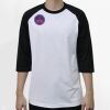 Raglan 3/4 Roundneck Shirt (White Body) Thumbnail