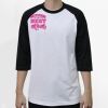 Raglan 3/4 Roundneck Shirt (White Body) Thumbnail