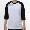 Raglan 3/4 Roundneck Shirt (White Body) Thumbnail