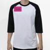 Raglan 3/4 Roundneck Shirt (White Body) Thumbnail