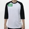 Raglan 3/4 Roundneck Shirt (White Body) Thumbnail