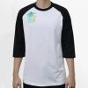 Raglan 3/4 Roundneck Shirt (White Body) Thumbnail