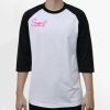 Raglan 3/4 Roundneck Shirt (White Body) Thumbnail