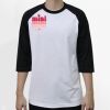Raglan 3/4 Roundneck Shirt (White Body) Thumbnail