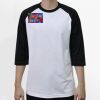 Raglan 3/4 Roundneck Shirt (White Body) Thumbnail
