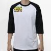 Raglan 3/4 Roundneck Shirt (White Body) Thumbnail