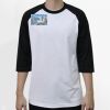 Raglan 3/4 Roundneck Shirt (White Body) Thumbnail