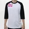 Raglan 3/4 Roundneck Shirt (White Body) Thumbnail