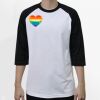 Raglan 3/4 Roundneck Shirt (White Body) Thumbnail