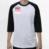 Raglan 3/4 Roundneck Shirt (White Body) Thumbnail