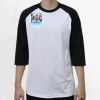 Raglan 3/4 Roundneck Shirt (White Body) Thumbnail