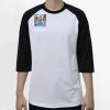 Raglan 3/4 Roundneck Shirt (White Body) Thumbnail