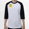 Raglan 3/4 Roundneck Shirt (White Body) Thumbnail