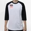 Raglan 3/4 Roundneck Shirt (White Body) Thumbnail