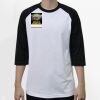 Raglan 3/4 Roundneck Shirt (White Body) Thumbnail