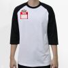 Raglan 3/4 Roundneck Shirt (White Body) Thumbnail