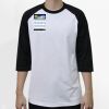 Raglan 3/4 Roundneck Shirt (White Body) Thumbnail