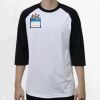 Raglan 3/4 Roundneck Shirt (White Body) Thumbnail