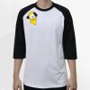Raglan 3/4 Roundneck Shirt (White Body) Thumbnail
